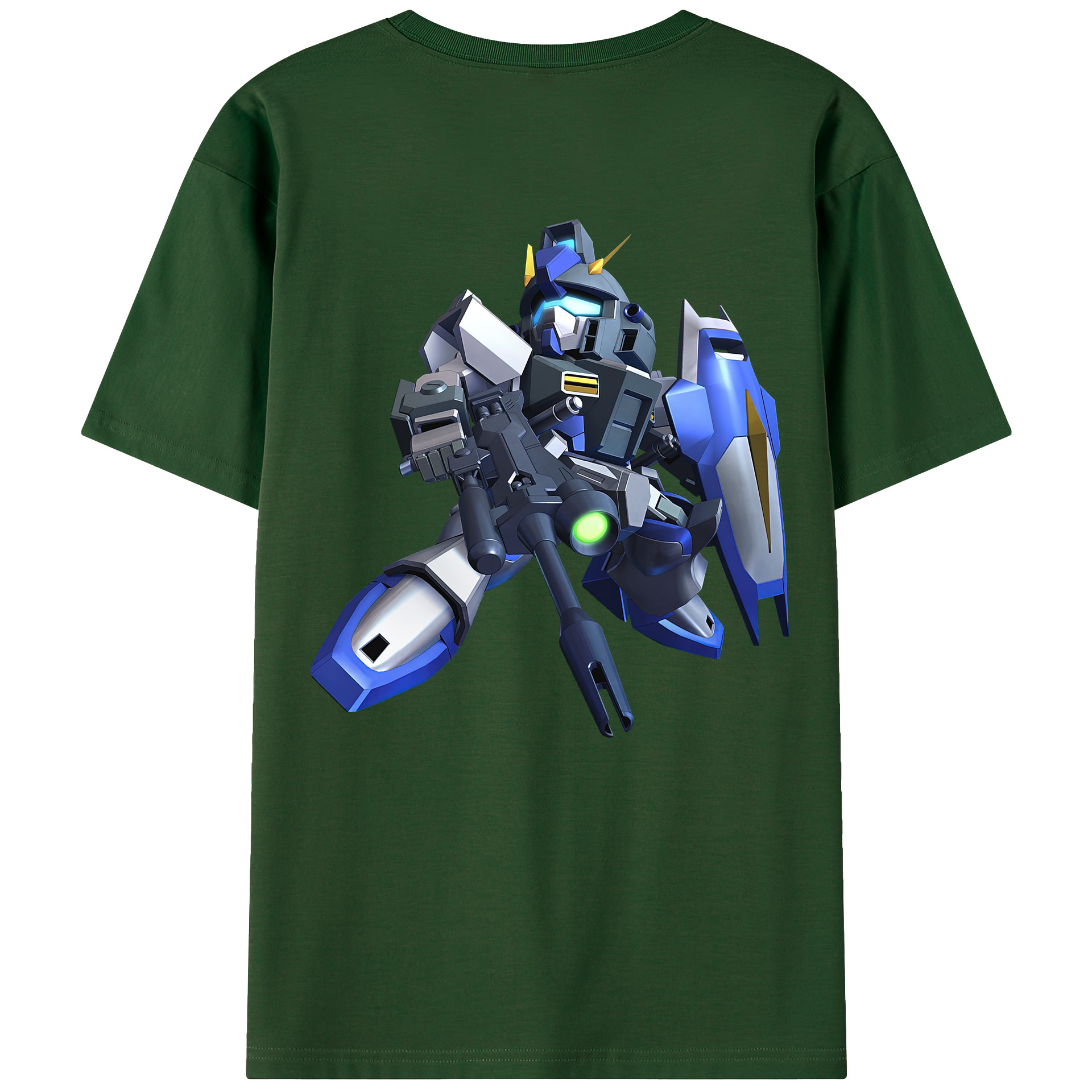 （画像用） 機動戦士ガンダム Mobile Suit Gundam 綿100％半袖Tシャツ（背面プリント）